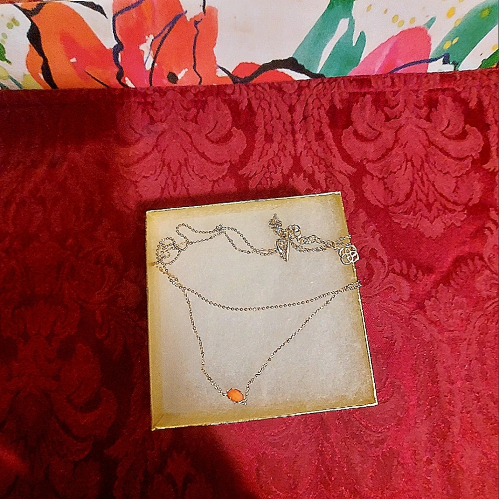 Kendra Scott double laird necklace